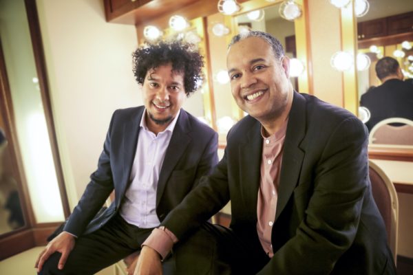 Aldo and Ilmar Gavilan play at Jarvis Hall, Napa