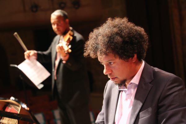 Aldo and Ilmar Gavilan play at Jarvis Hall, Napa