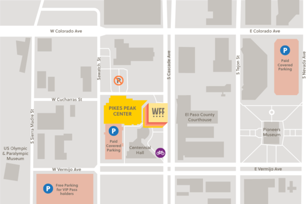 Parking Map for Festival to Show Where Parking Is